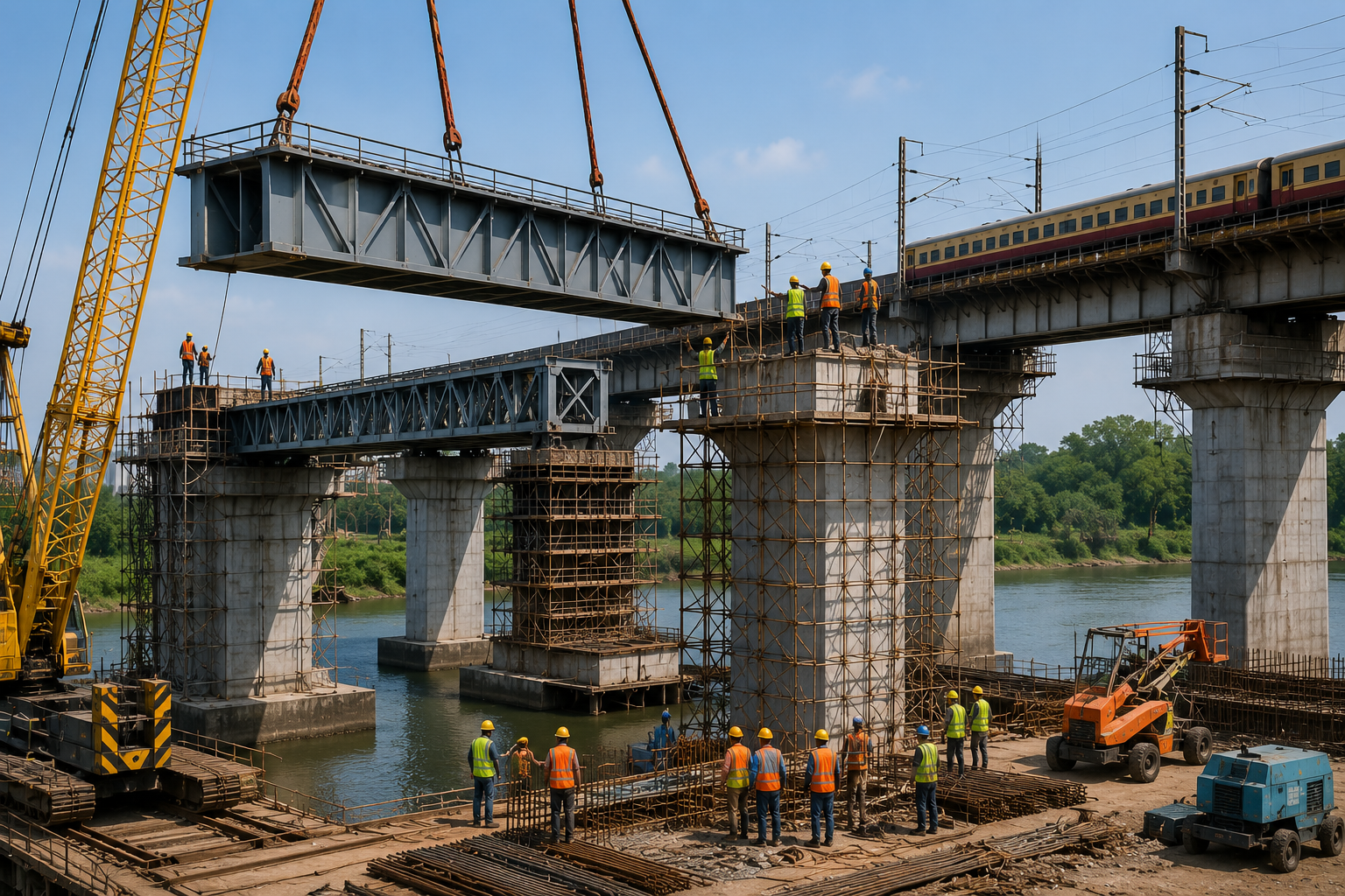 Construction Of Railway Bridges