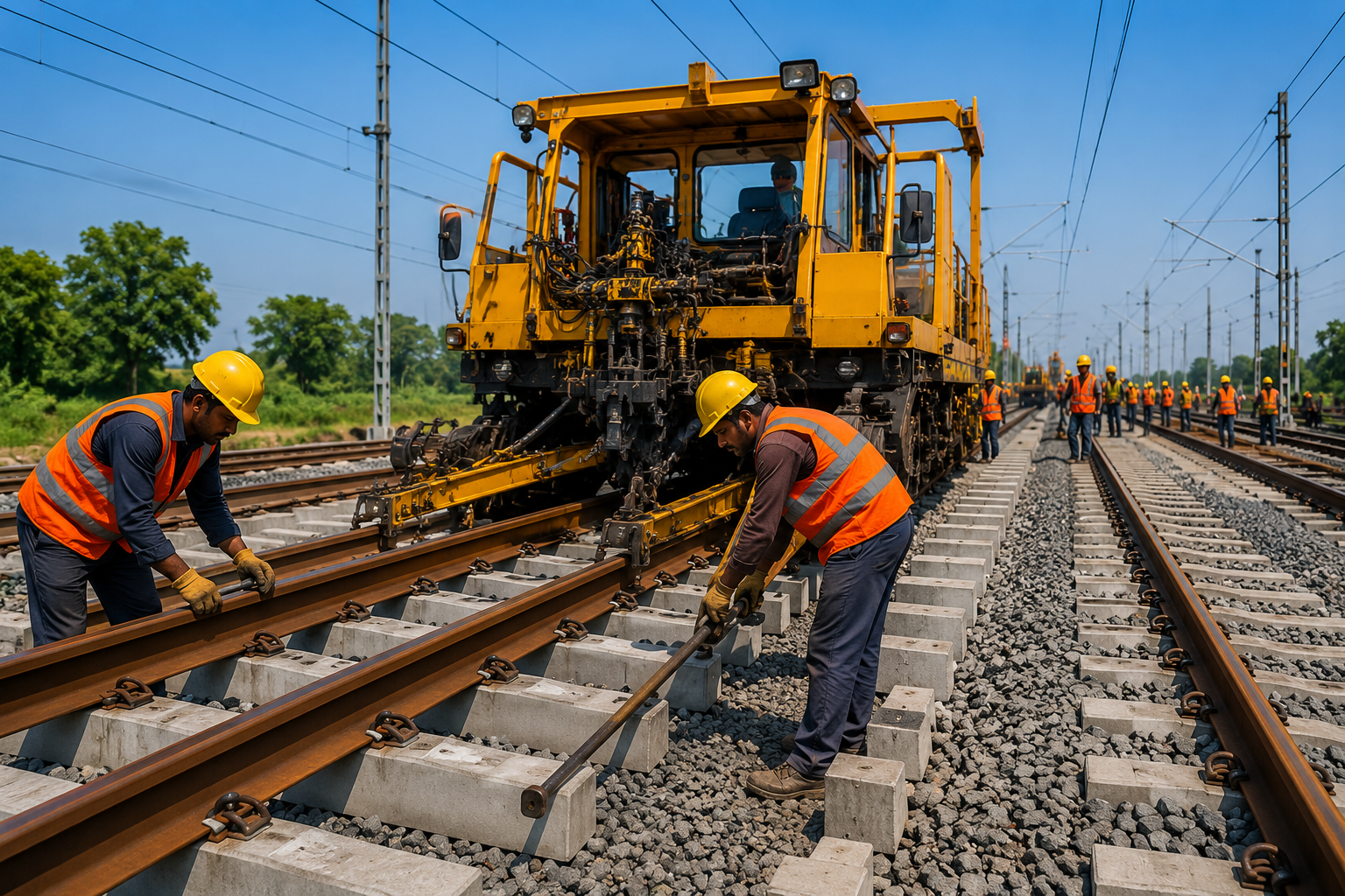 Railway Track Laying